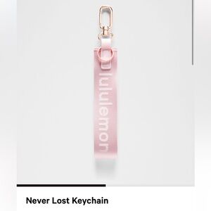 Lululemon Never lost keychain